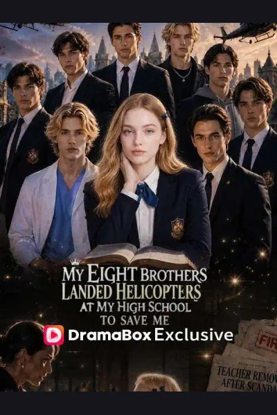 Póster de My Eight Brothers Landed Helicopters at My High School to Save Me