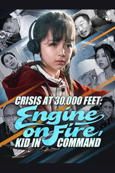 Póster de Crisis at 30,000 Feet: Engine on Fire, Kid in Command