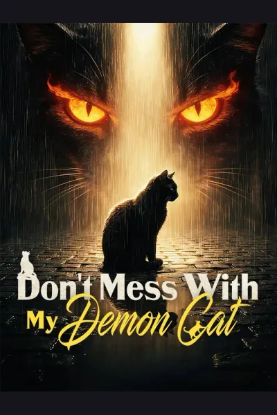 Don't Mess With My Demon Cat poster