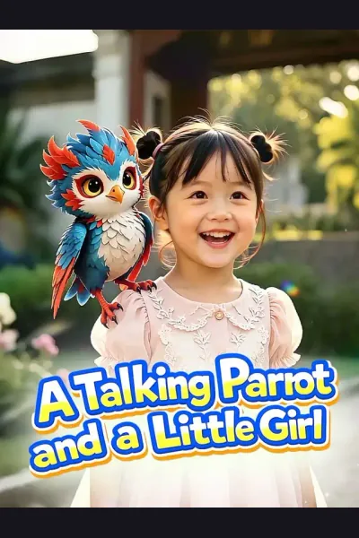 Póster de A Talking Parrot and a Little Girl