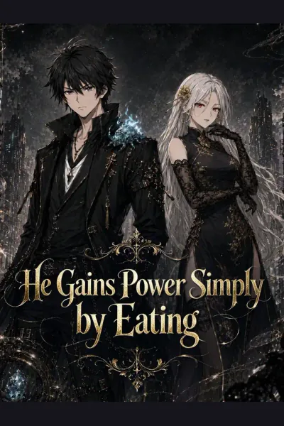 He Gains Power Simply by Eating poster