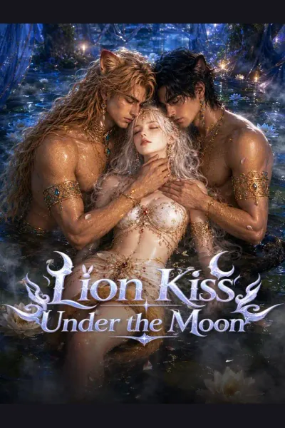 Póster de Lion Kiss Under the Moon