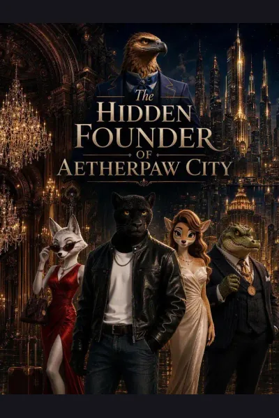 Póster de The Hidden Founder of Aetherpaw City