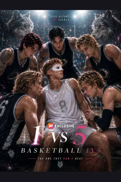 Basketball 1 vs 5 poster