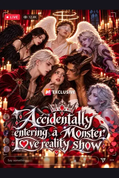 Accidentally entering a monster love reality show poster