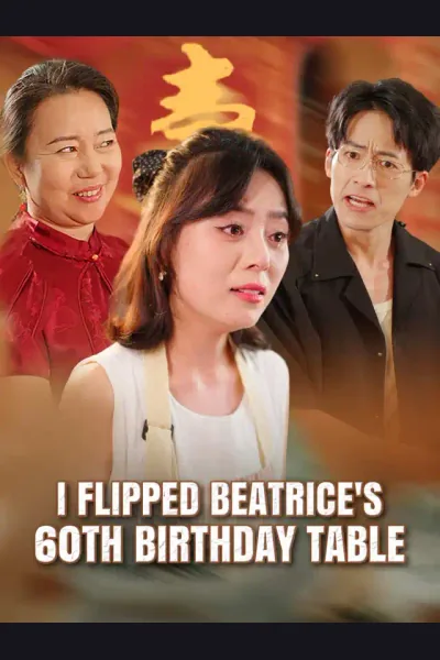 I Flipped Beatrice's 60th Birthday Table poster