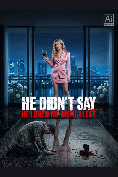 Póster de He Didn't Say He Loved Me Until I Left