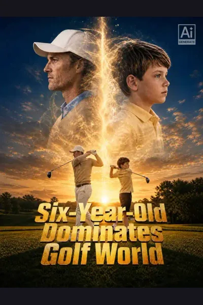 Póster de Six-Year-Old Dominates Golf World
