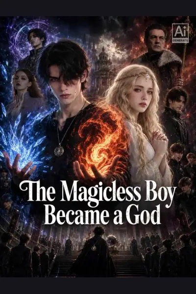The Magicless Boy Became a God poster