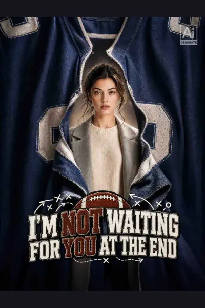 Póster de I'm not waiting for you at the end