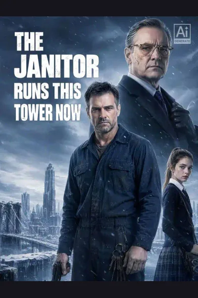 The Janitor Runs This Tower Now poster