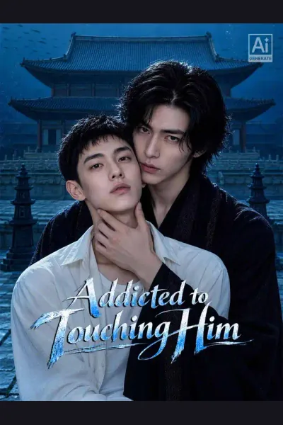 Addicted to Touching Him poster