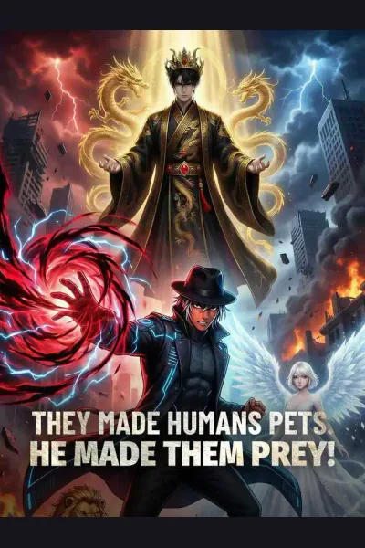 Póster de They Made Humans Pets. He Made Them Prey!