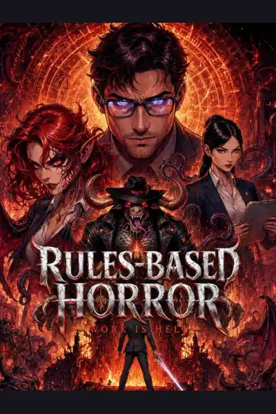 Pôster de Rules-Based Horror- WORK IS HELL