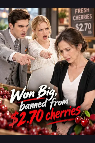 Won Big, banned from $2.70 cherries poster