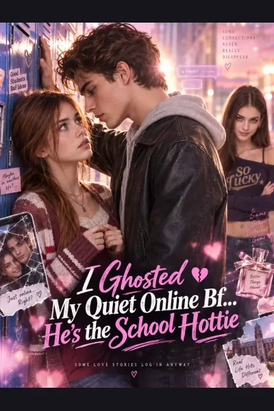 I Ghosted My Quiet Online Bf… He’s the School Hottie poster