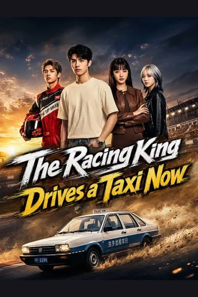 Póster de The Racing King Drives a Taxi Now