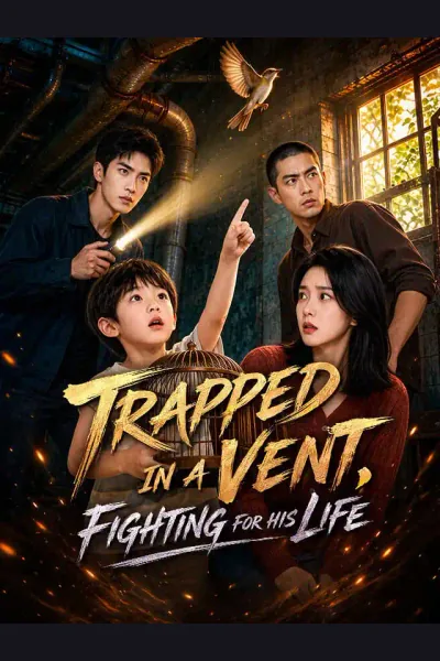 Affiche de Trapped in a Vent, Fighting for His Life
