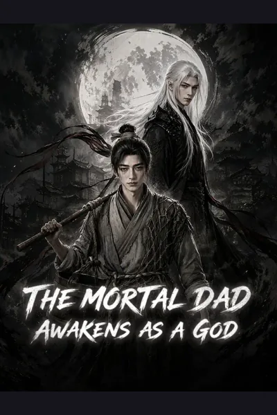 Póster de The Mortal Dad Awakens as a God