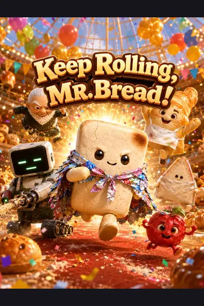 Póster de Keep Rolling, Mr. Bread!