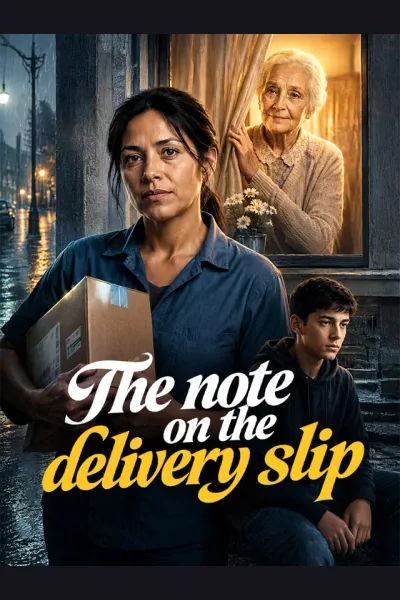 Póster de The note on the delivery slip