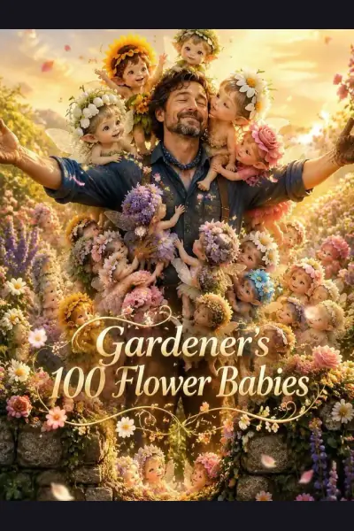 Pôster de Gardener's 100 Flower Babies