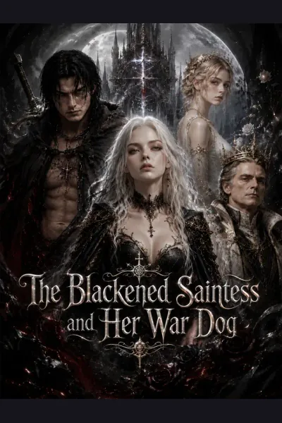 Blackened Holy Maiden and Her War Dog Deity poster